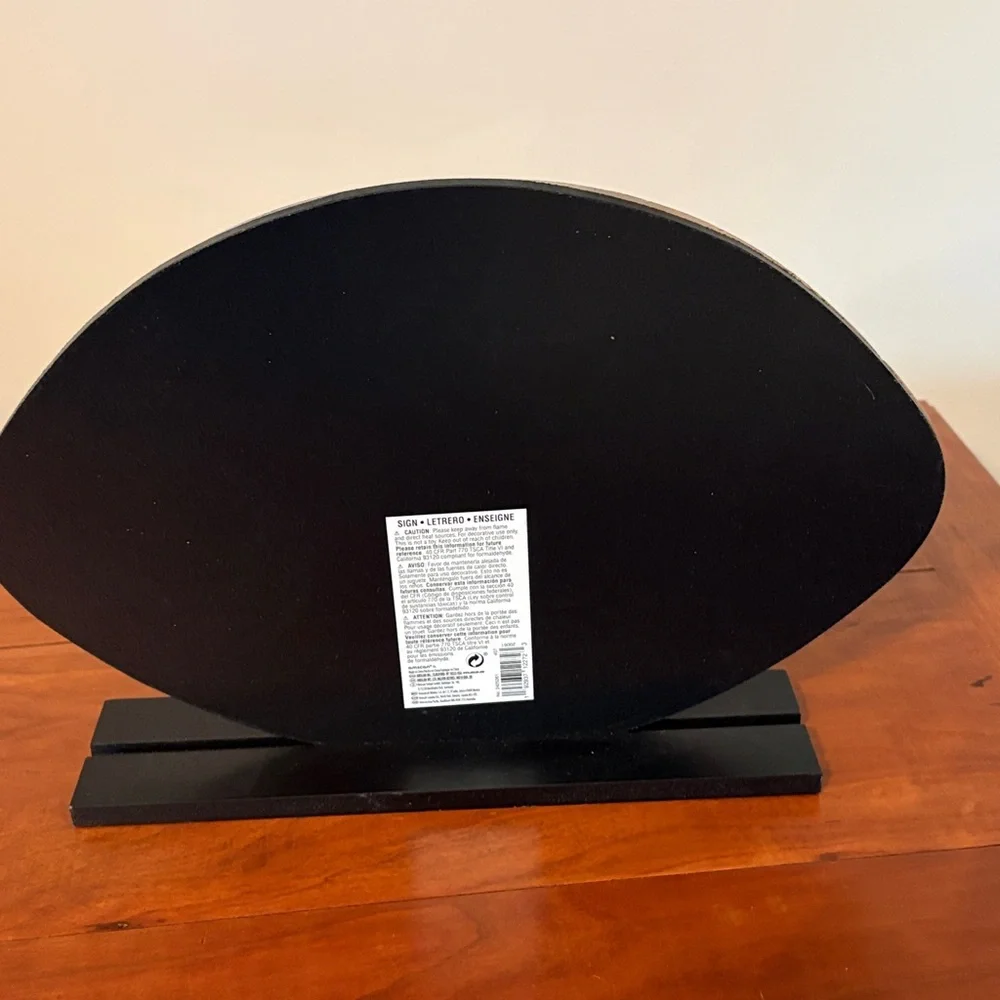 Football “Touch Down” Sign Decor | Sports Fan Home Decor - Picture 3 of 5